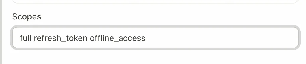 Salesforce Integration configuration form